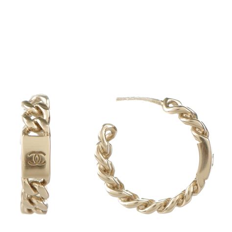 chanel cc chain earrings|where to buy Chanel earrings.